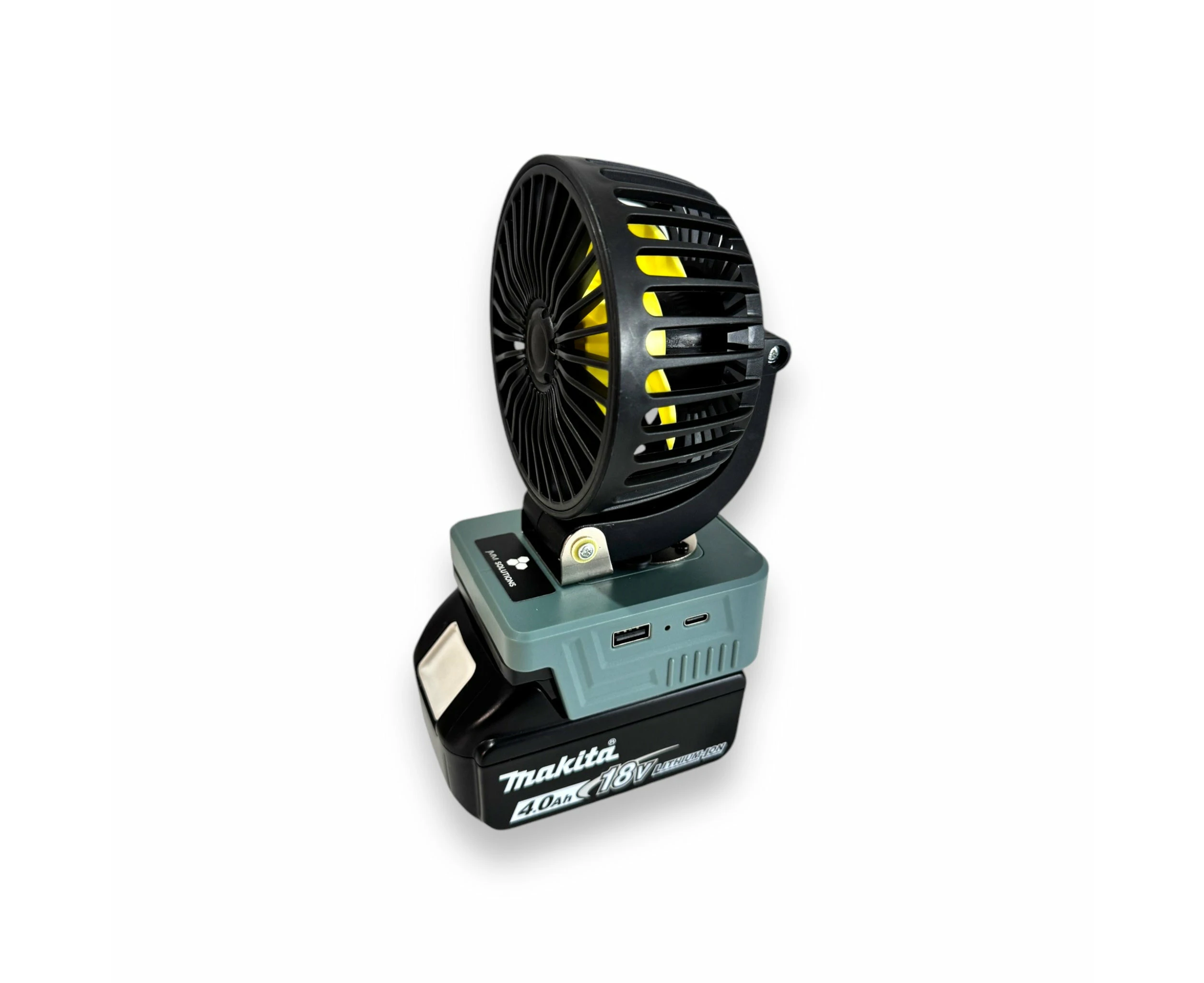 Makita Compatible 18v 100mm Fan with USB Charger