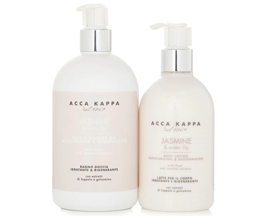 Acca Kappa Jasmine & Water Lily Body Care Gift Set: 2pcs