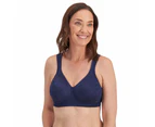 Playtex Ultimate Lift and Support Wirefree Bra Y1055H Blue Velvet