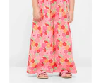 Target Shirred Floral Pants