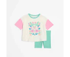 Target Oversized T-shirt and Short 2 Piece Set