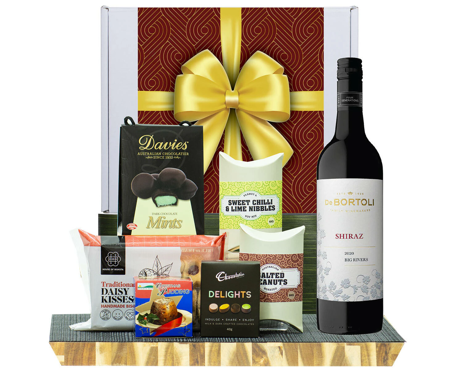 26521A Christmas Hamper with De Bortoli Big Rivers Shiraz