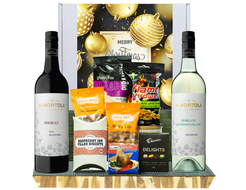 27023V Christmas Hamper with De Bortoli Big Rivers Shiraz