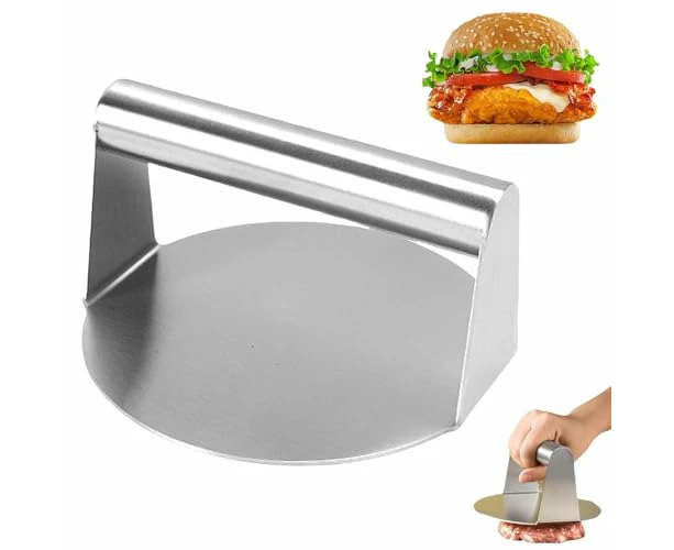 Burger Press Stainless Steel Hamburger Press Burger Smasher Smash Burger Press