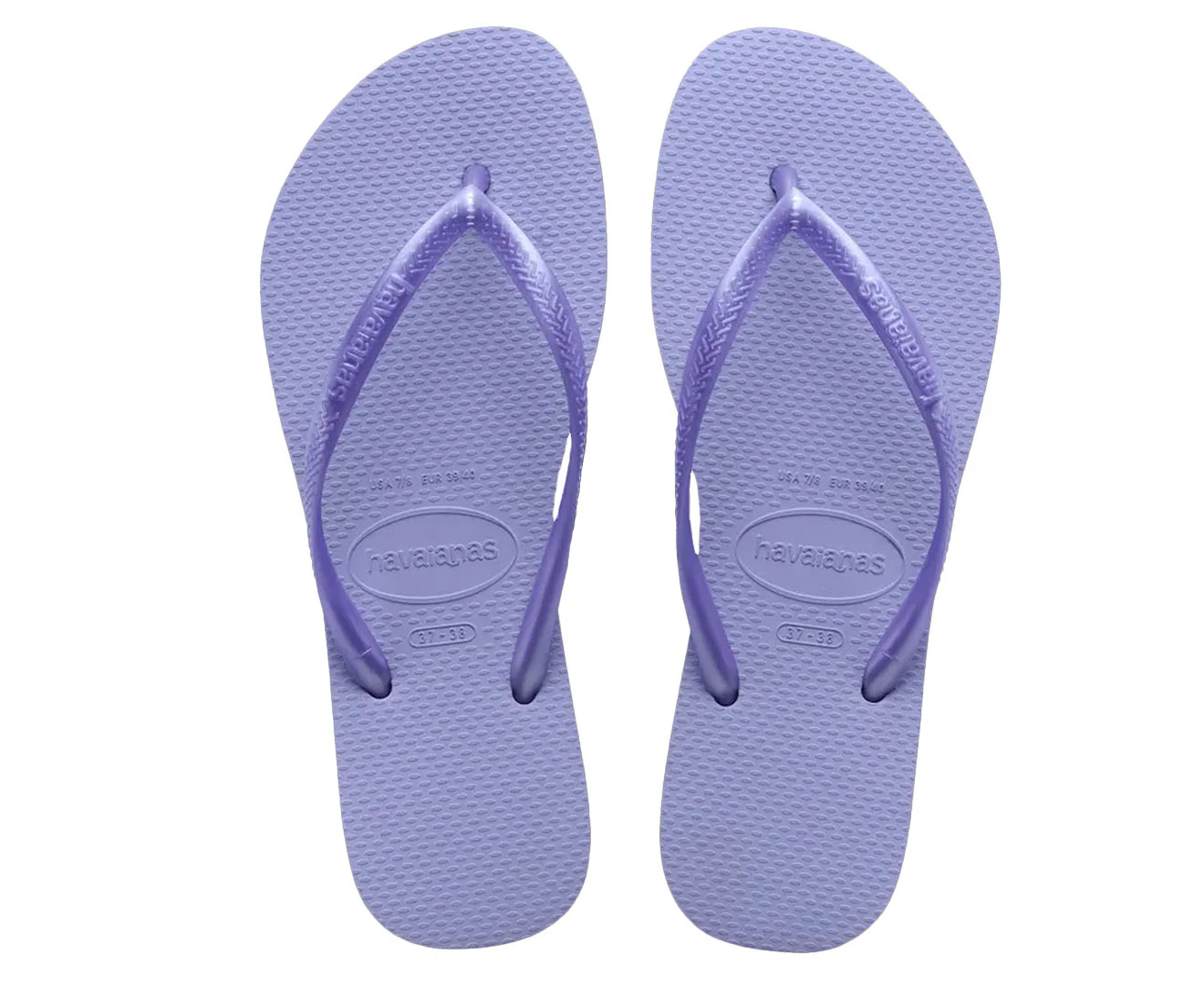 Havaianas Women's Slim Metallic Thongs - Lilac Breeze