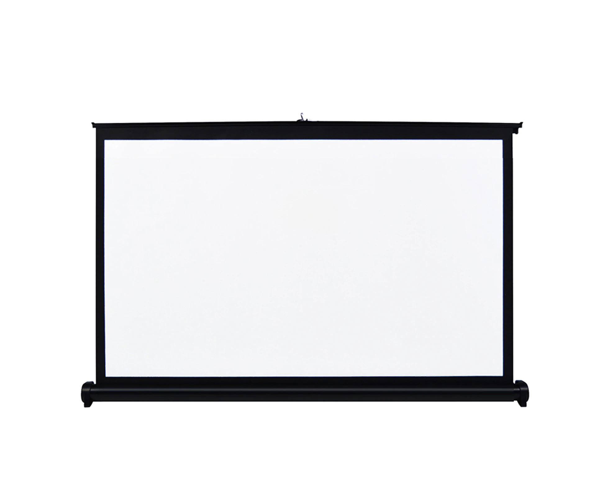 40-inch Projector Screen 16:9 Tabletop Projection Screen Manual Pull Up Folding Projecting Screen Home Theater for DLP Projector Handheld Projector