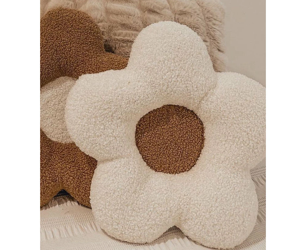 Henry & Flo | Large Daisy Cushion - White Daisy