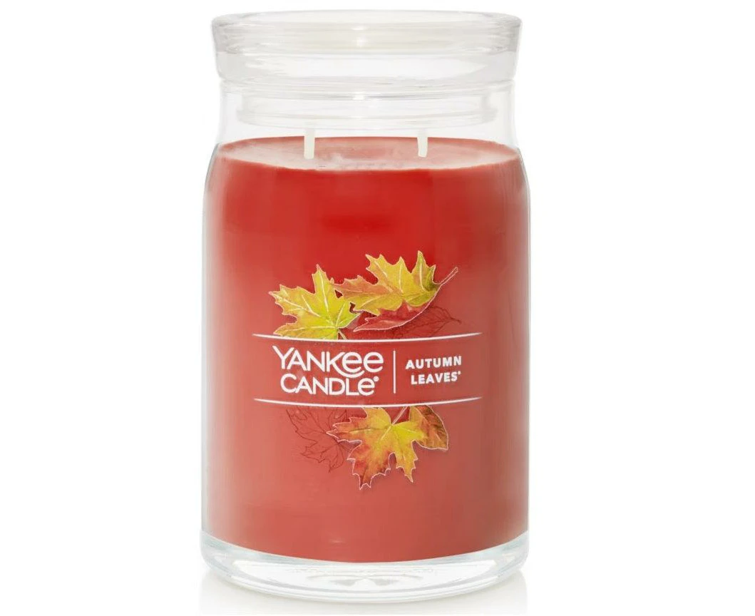 Yankee Candle Signature Autumn Leaves Large Jar 566g