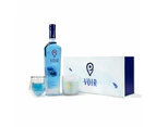 Luxe - 700ml Voir Vodka, 1 Candle 1 Glass