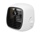 Desktop Cooling Fan 5 Gears Washable Filter Net Water Ice Box Usb Rechargeable Gas Conditioner Fan