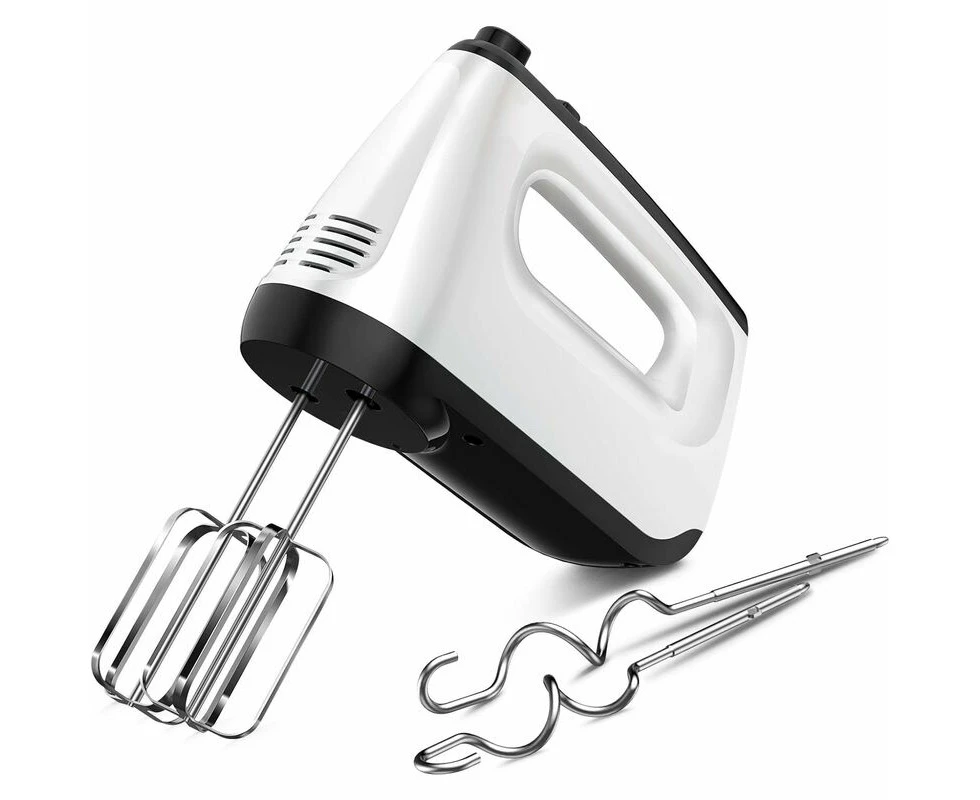 Hand Mixer, 6 Speed Levels 400W With 2 Whisks And 2 Dough Hooks, Turbo Function, Eject Button Design, Portable Mixer For Baking, For Sauces, Cream, Cream