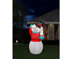 Brain Freeze Snowman Christmas Lawn Inflatable 1.8m