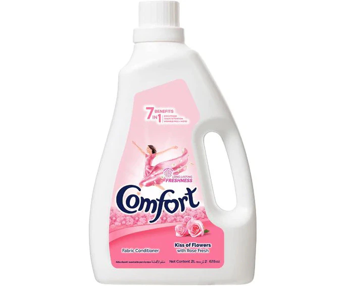 Comfort 7 In 1 Kiss of Flowers With rose Fresh Fabric Conditioner 2L