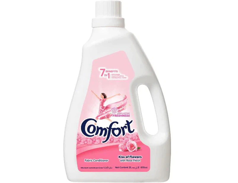 Comfort 7 In 1 Kiss of Flowers With rose Fresh Fabric Conditioner 2L