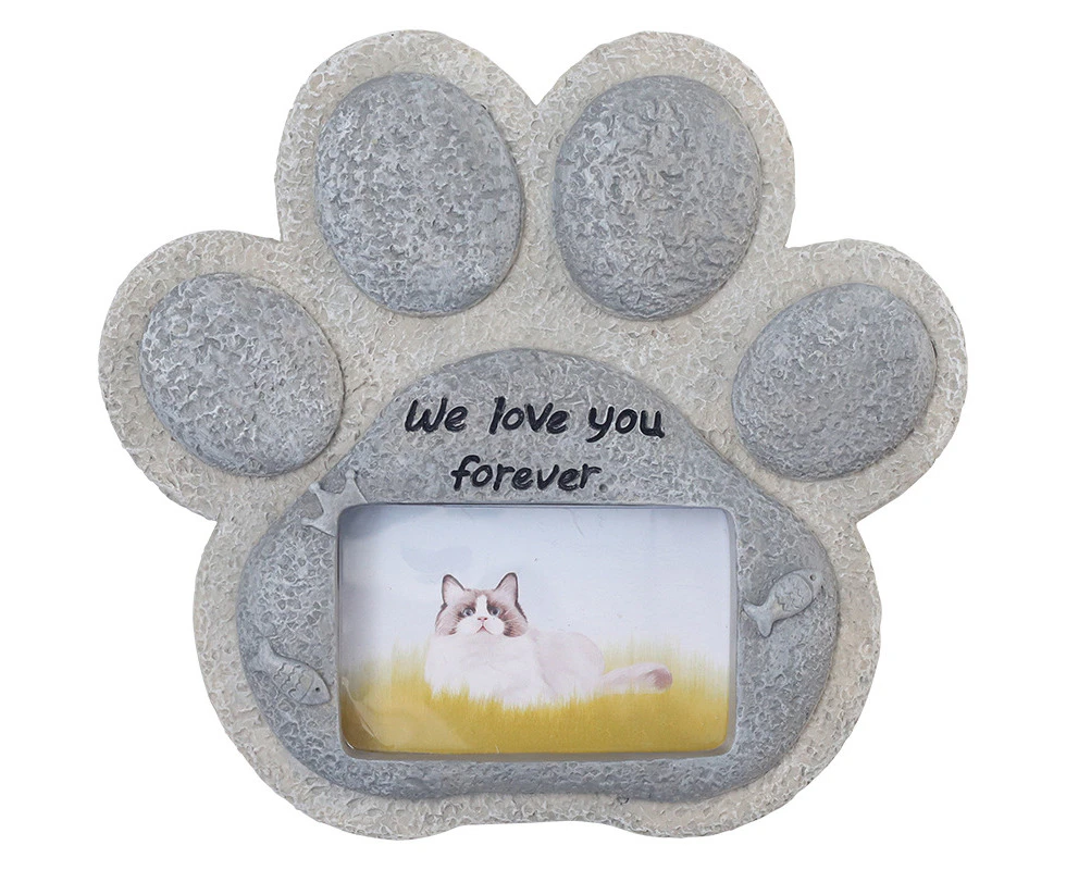 Pet Dog Tombstone Creative Resin Simulation Memorial Stone Cat Tombstone Small Animal Sacrifice Monument Handicraft Ornaments-Cat