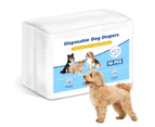 Advwin Male Pet Dog Diapers Disposable Dog Wrap for Male 11-17 inch 50PCS