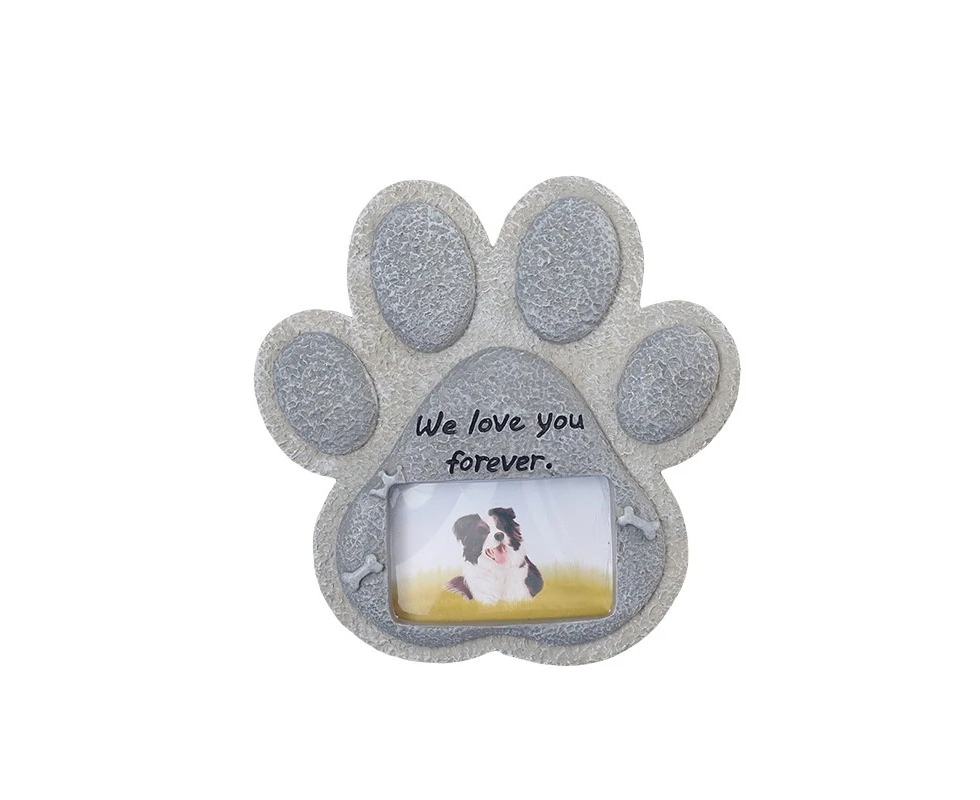 Pet Dog Tombstone Creative Resin Simulation Memorial Stone Cat Tombstone Small Animal Sacrifice Monument Handicraft Ornaments-Dog