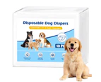 Advwin Male Pet Dog Diapers Disposable Dog Wrap for Male 11-17 inch 10PCS