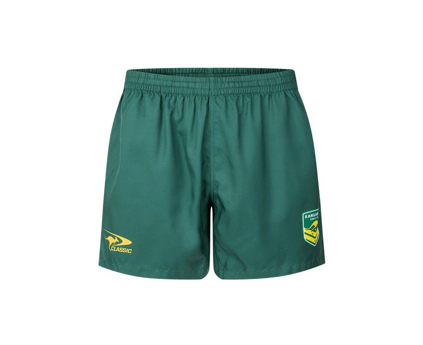 Australian Kangaroos 2024/25 ARL Players Performance Gym Shorts Sizes S-7XL!