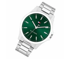 Tommy Hilfiger Stainless Steel Green Dial Men's Watch - 1710672