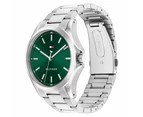 Tommy Hilfiger Stainless Steel Green Dial Men's Watch - 1710672