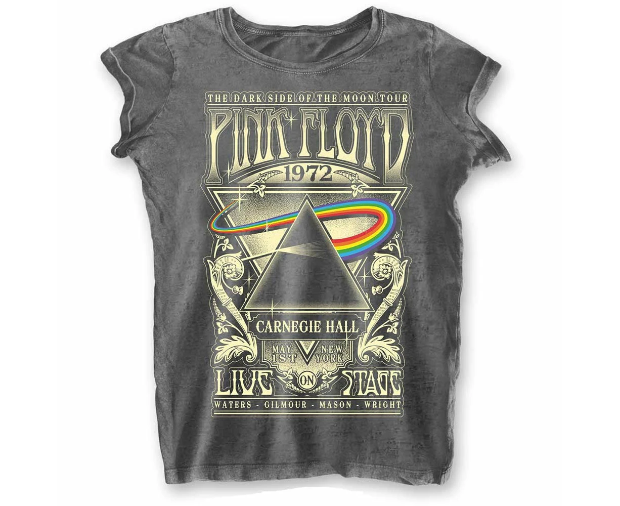 Pink Floyd Ladies T-Shirt: Carnegie Hall (Burn Out)