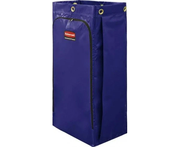 Rubbermaid Replacement Bag 128L For Recycling Cart - Blue Vinyl 83.8Cm L X 26.7Cm W X 128Cm H