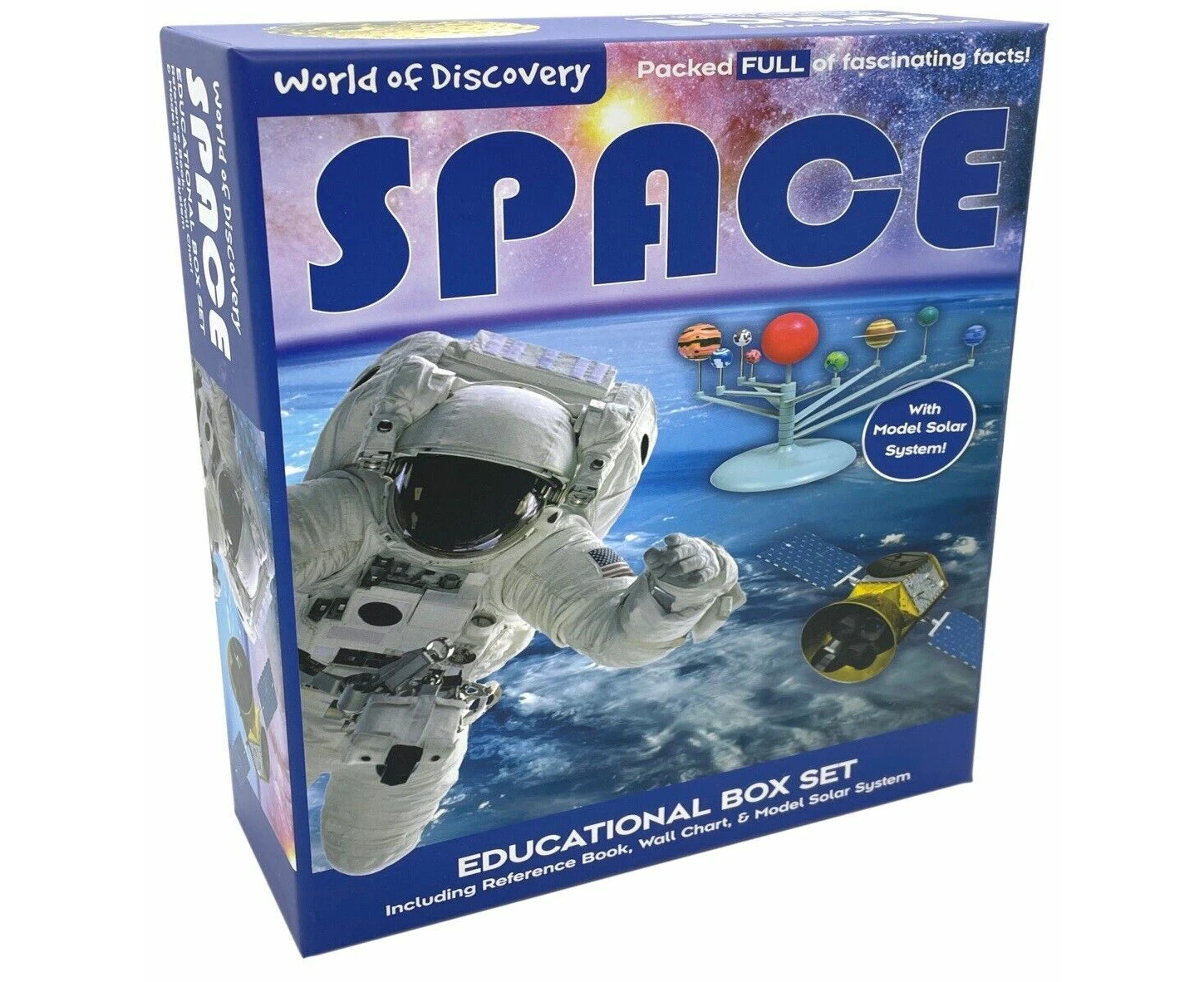 World of Discovery Space Educational Box Set Kids Gift Kit Science Educational