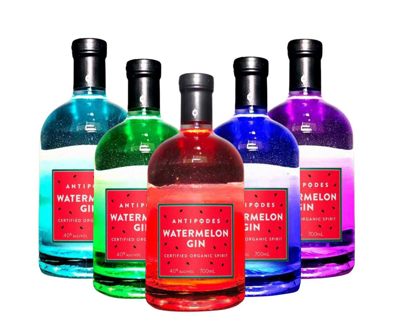 Antipodes Watermelon Organic Gin Vivid Lights Edition 40% 700ml