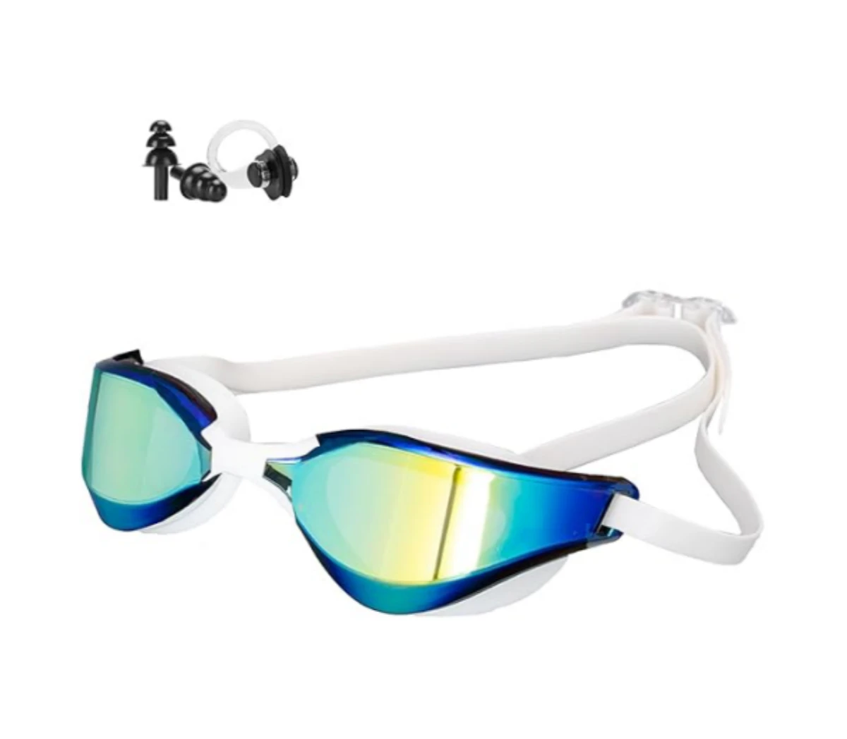 Swimming Goggles for Men/Women(White Gold)