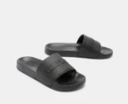 Tommy Hilfiger Men's 3D Print Pool Slides - Black