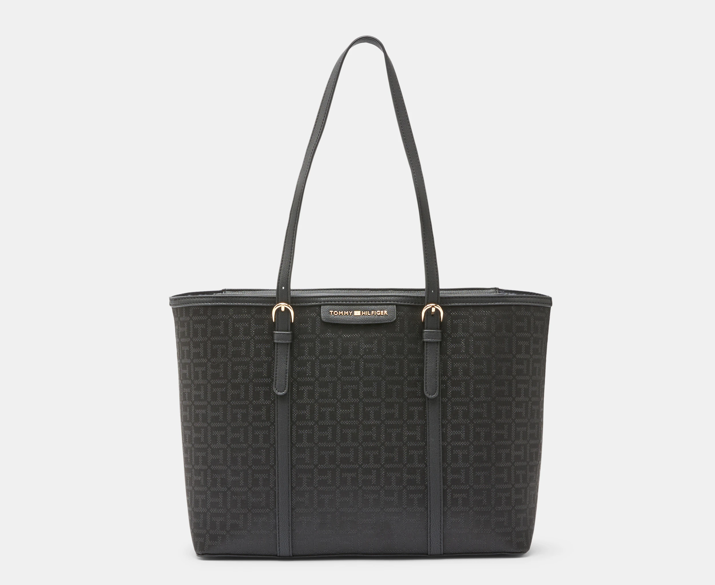 Tommy Hilfiger Tallie Tote Bag - Black Metallic