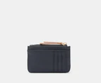 Tommy Hilfiger Sydney II Zip Card Case - Basket Brown/Tommy Navy