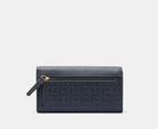 Tommy Hilfiger Tallie Flap Continental Wallet - Navy Metallic