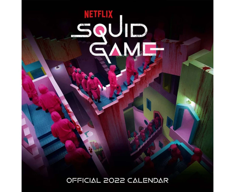 Official Squid Game 2022 Calendar  Square Format Wall Calendar