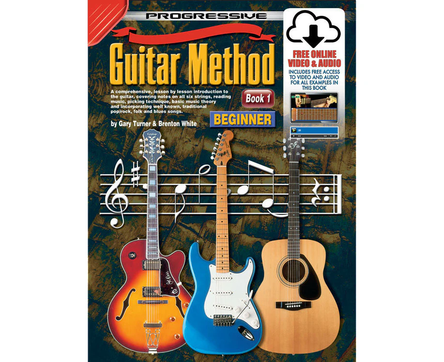 Progressive Guitar Method 1 Book/Online Video & Audio