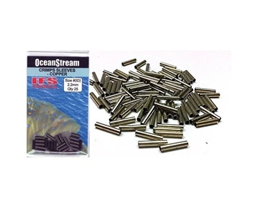 OceanStream Copper Game Fishing Leader Crimp #1.8mm 100lb