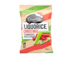 2 x Darrell Lea Christmas Liquorice Strawberry & Apple 275g