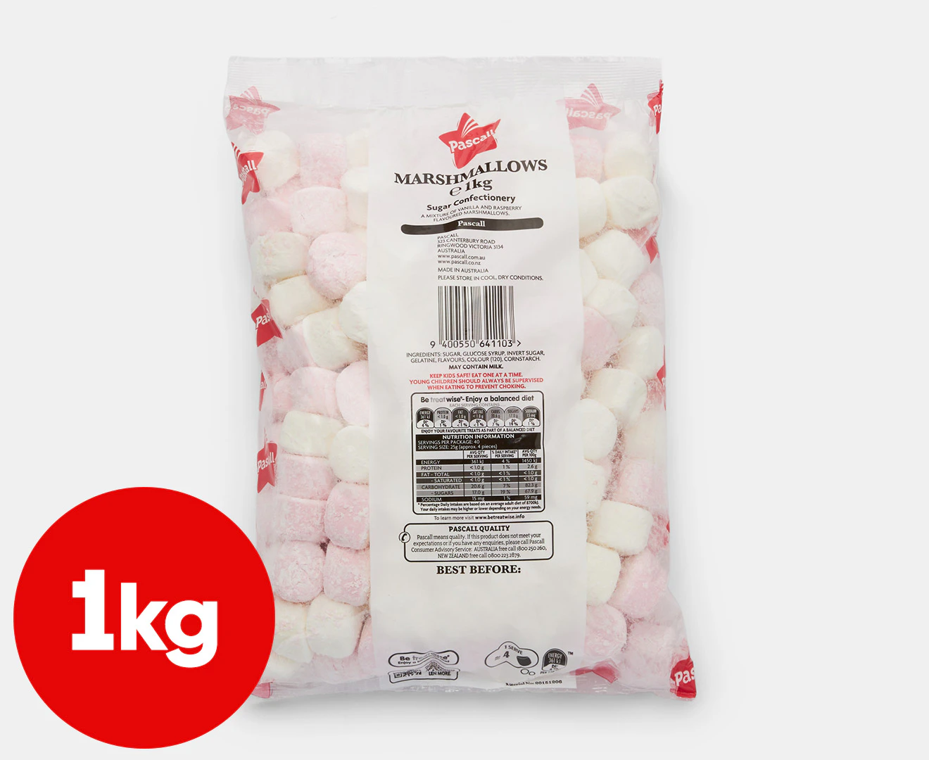 Pascall Marshmallows 1kg