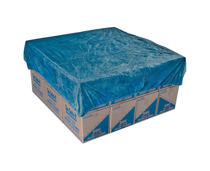 Livingstone Pallet Drum Crate Top Covers 1400 x 1400mm 7 Microns Polyethylene CPE Film Blue 50 Carton