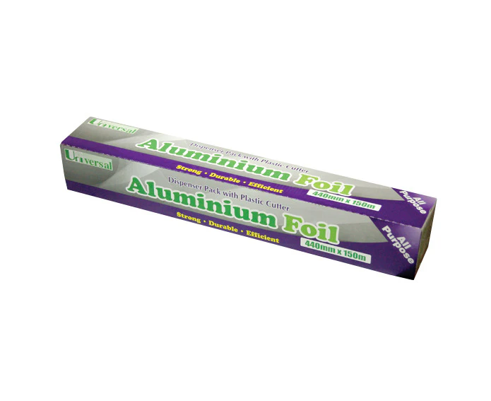 Universal Aluminium Foil 44cm x 150m 13 Microns