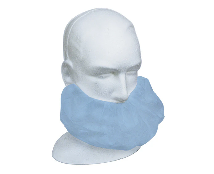 Livingstone Disposable Beard Cover, Double Elastic Ear Loop, Latex Free, 16gsm, Blue, 500/Carton