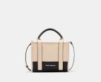 Tony Bianco Liliana Structured Tote Bag - Parchment/Midnight