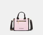 Tony Bianco Zeddie Canvas Mini Tote Bag - Pink/Black