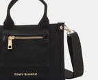 Tony Bianco Zeddie Canvas Mini Tote Bag - Black