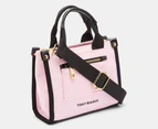 Tony Bianco Zeddie Canvas Mini Tote Bag - Pink/Black