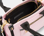 Tony Bianco Zeddie Canvas Mini Tote Bag - Pink/Black