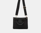 Tony Bianco Zeddie Canvas Mini Tote Bag - Black