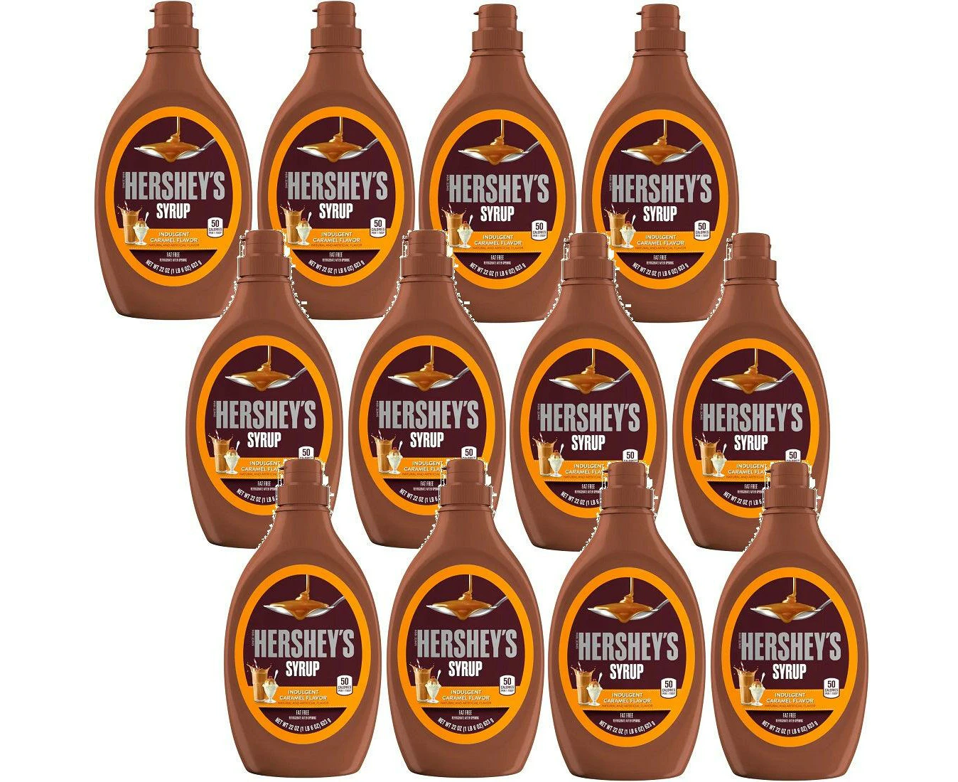 Hershey's Syrup Caramel 623g Box Of 12