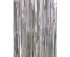 Metallic Silver Christmas Tinsel Lametta Icicles - 300 strands